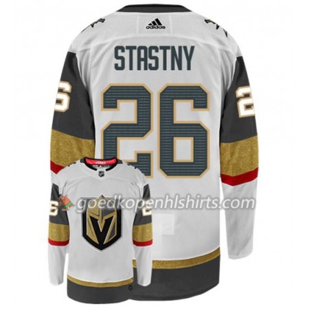 Vegas Golden Knights PAUL STASTNY 26 Adidas Wit Authentic Shirt - Mannen